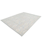 Artemix 8'8'' X 11'6'' Hand-Knotted Wool Rug 8'8'' x 11'6'' (260 X 345) / Blue / Ivory