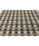 Artemix 8'8'' X 12'2'' Hand-Knotted Wool Rug 8'8'' x 12'2'' (260 X 365) / Brown / Ivory