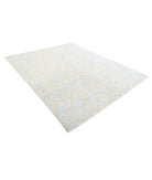 Ariana 7'9'' X 9'4'' Hand-Knotted Wool Rug 7'9'' x 9'4'' (233 X 280) / Ivory / Gold