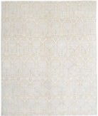 Ariana 7'9'' X 9'4'' Hand-Knotted Wool Rug 7'9'' x 9'4'' (233 X 280) / Ivory / Gold