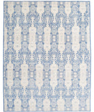 Artemix 8'9'' X 11'3'' Hand-Knotted Wool Rug 8'9'' x 11'3'' (263 X 338) / Blue / Ivory