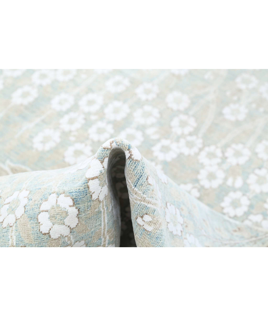 Ariana 4'10'' X 5'10'' Hand-Knotted Wool Rug 4'10'' x 5'10'' (145 X 175) / Green / N/A