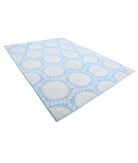 Artemix 9'2'' X 12'0'' Hand-Knotted Wool Rug 9'2'' x 12'0'' (275 X 360) / Blue / Ivory