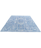 Ariana 8'0'' X 9'8'' Hand-Knotted Wool Rug 8'0'' x 9'8'' (240 X 290) / Blue / Ivory