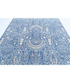 Ariana 8'0'' X 9'8'' Hand-Knotted Wool Rug 8'0'' x 9'8'' (240 X 290) / Blue / Ivory