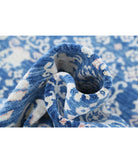 Ariana 8'0'' X 9'8'' Hand-Knotted Wool Rug 8'0'' x 9'8'' (240 X 290) / Blue / Ivory