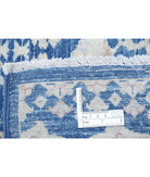 Ariana 8'0'' X 9'8'' Hand-Knotted Wool Rug 8'0'' x 9'8'' (240 X 290) / Blue / Ivory