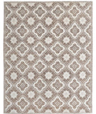 Artemix 7'11'' X 10'0'' Hand-Knotted Wool Rug 7'11'' x 10'0'' (238 X 300) / Brown / Ivory