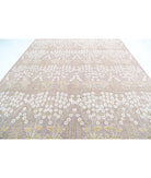 Artemix 9'9'' X 13'8'' Hand-Knotted Wool-Silk Rug 9'9'' x 13'8'' (293 X 410) / Purple / White