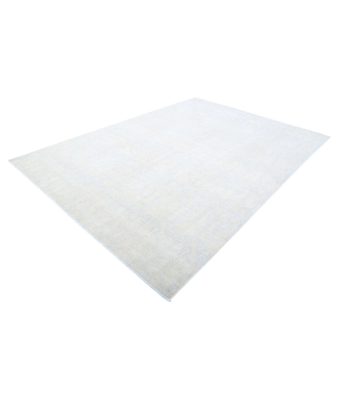 Artemix 8'0'' X 11'3'' Hand-Knotted Wool Rug 8'0'' x 11'3'' (240 X 338) / Ivory / Blue