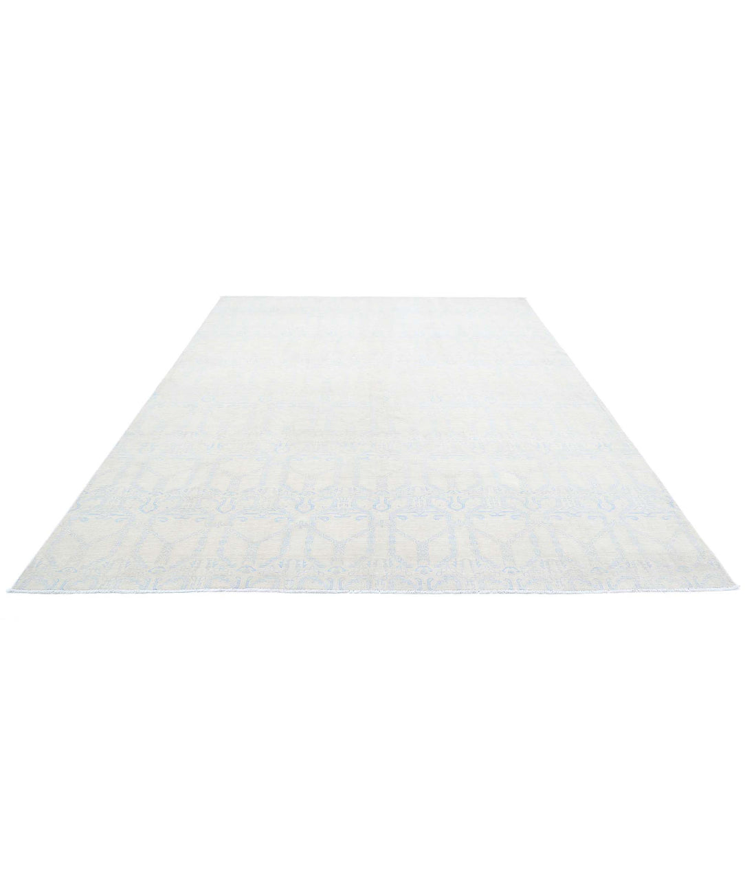 Artemix 8'0'' X 11'3'' Hand-Knotted Wool Rug 8'0'' x 11'3'' (240 X 338) / Ivory / Blue