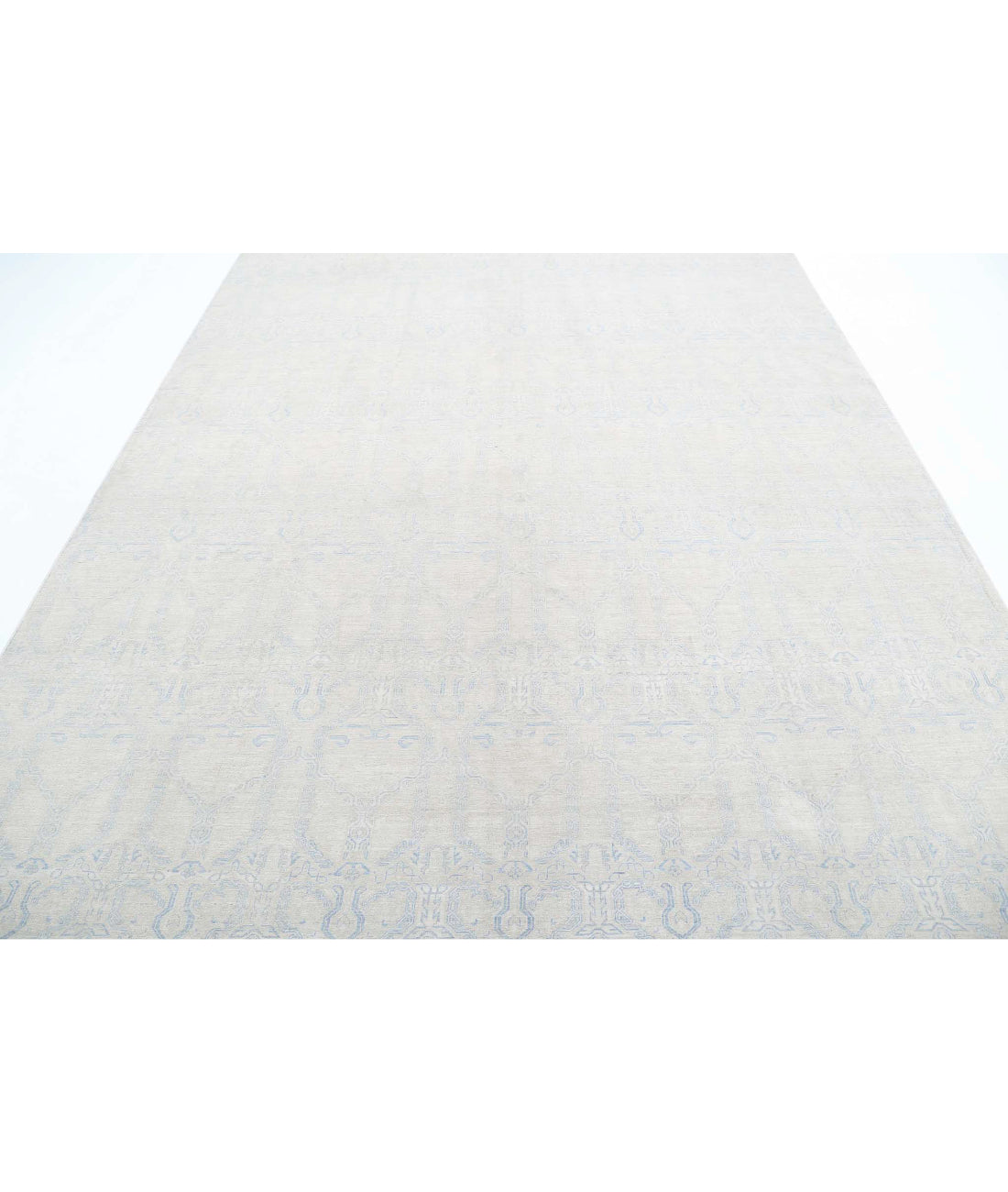 Artemix 8'0'' X 11'3'' Hand-Knotted Wool Rug 8'0'' x 11'3'' (240 X 338) / Ivory / Blue