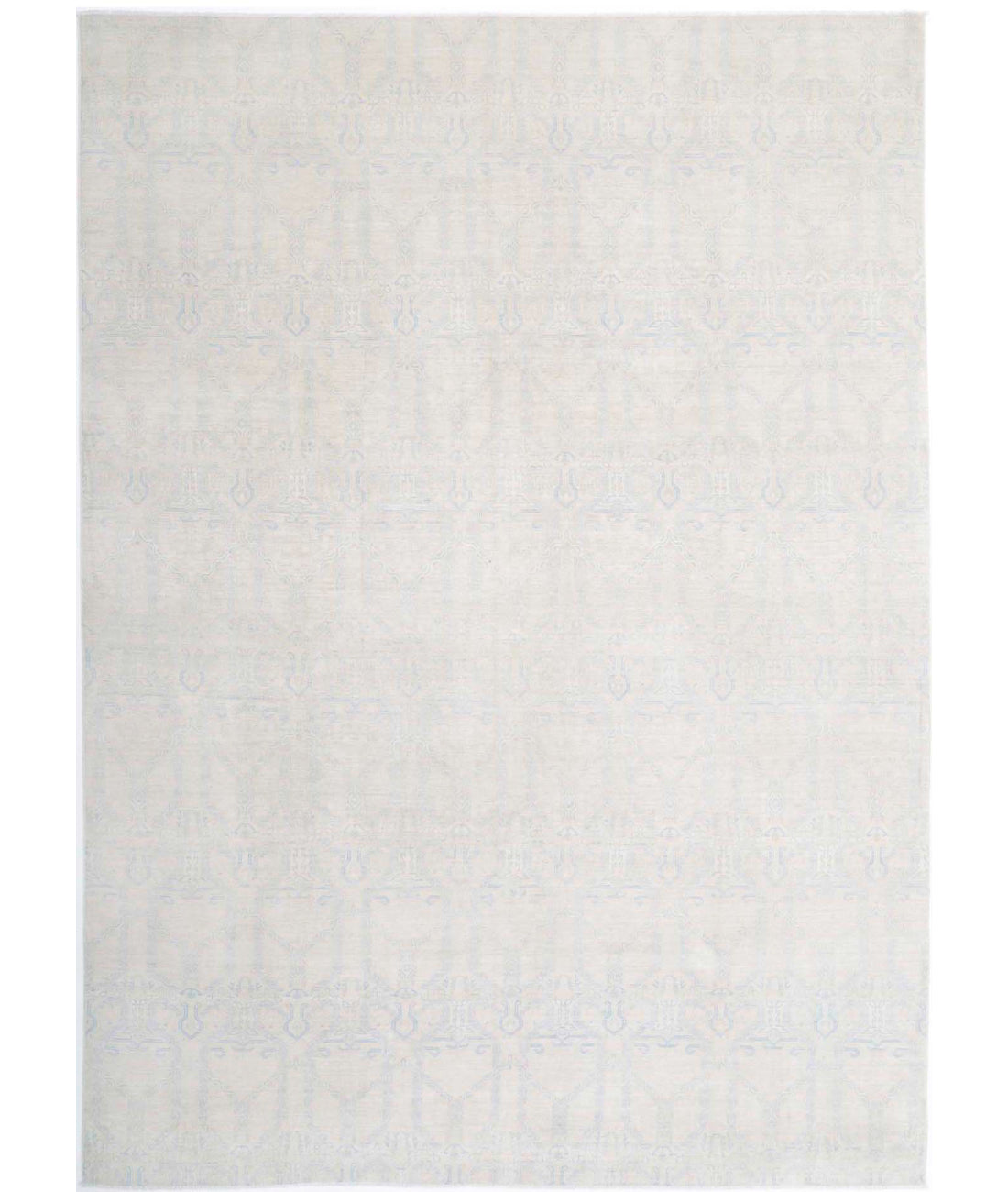 Artemix 8'0'' X 11'3'' Hand-Knotted Wool Rug 8'0'' x 11'3'' (240 X 338) / Ivory / Blue