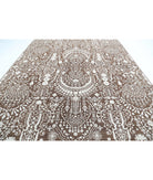 Artemix 9'9'' X 13'1'' Hand-Knotted Wool Rug 9'9'' x 13'1'' (293 X 393) / Brown / Ivory