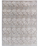 Artemix 8'11'' X 11'8'' Hand-Knotted Wool Rug 8'11'' x 11'8'' (268 X 350) / Grey / White