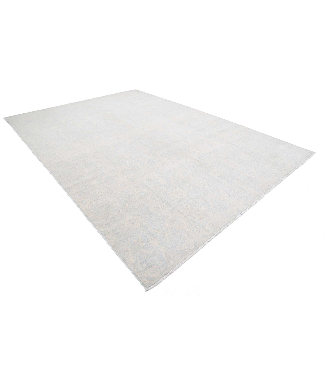 Artemix 9'4'' X 13'1'' Hand-Knotted Wool Rug 9'4'' x 13'1'' (280 X 393) / Grey / Ivory