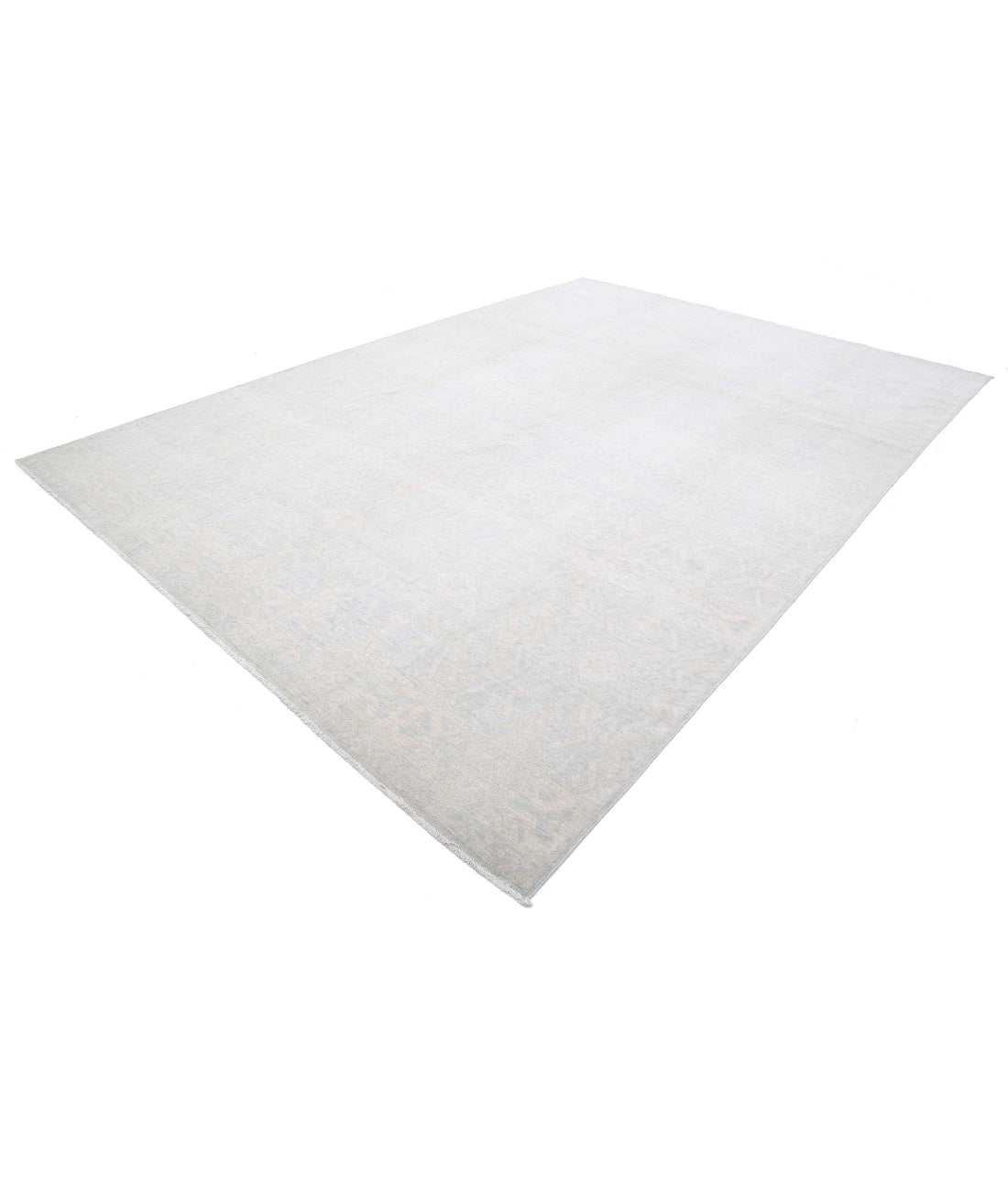 Artemix 9'4'' X 13'1'' Hand-Knotted Wool Rug 9'4'' x 13'1'' (280 X 393) / Grey / Ivory