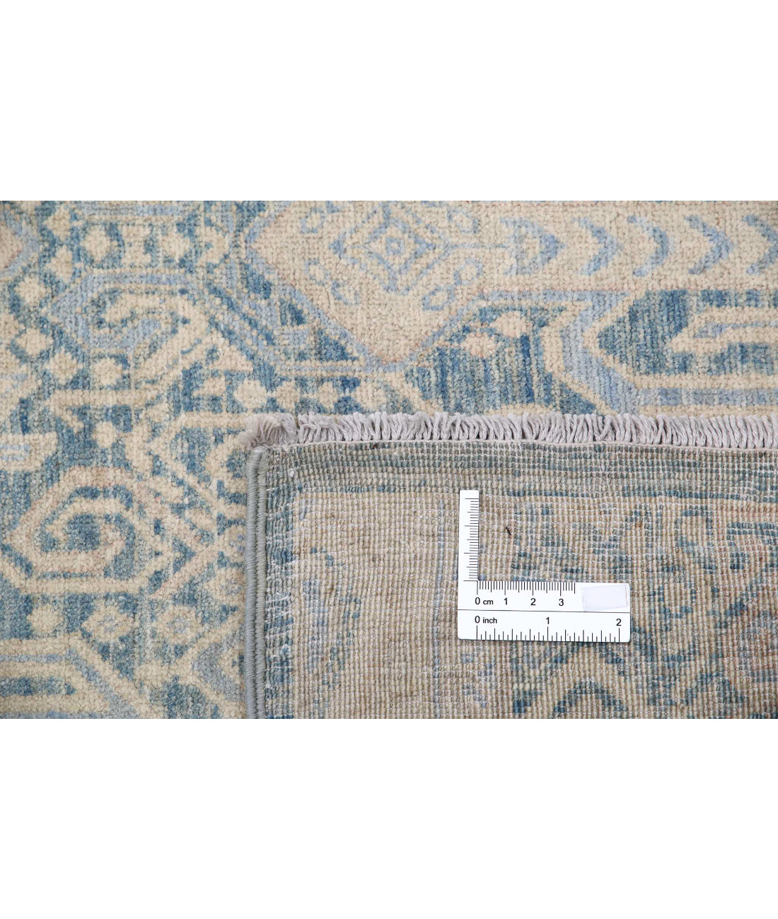 Artemix 7'11'' X 10'4'' Hand-Knotted Wool Rug 7'11'' x 10'4'' (238 X 310) / Blue / Ivory