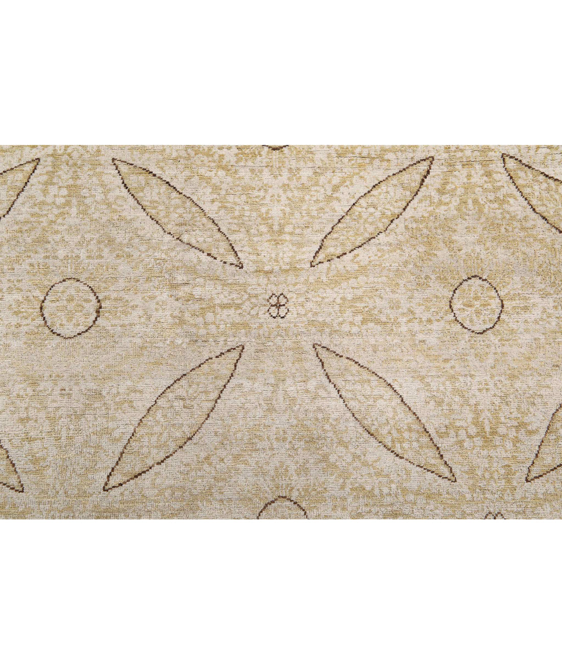 Artemix 8'1'' X 9'8'' Hand-Knotted Wool Rug 8'1'' x 9'8'' (243 X 290) / Gold / Ivory