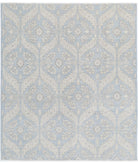 Artemix 8'1'' X 9'4'' Hand-Knotted Wool Rug 8'1'' x 9'4'' (243 X 280) / Blue / Beige