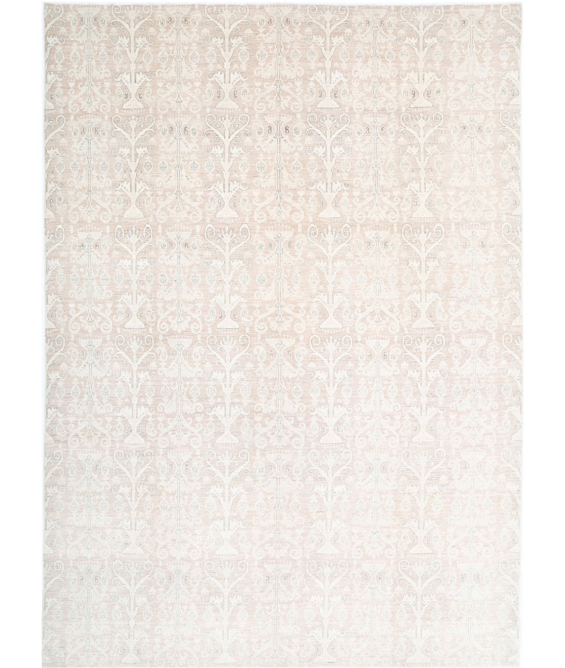 Artemix 8'7'' X 12'2'' Hand-Knotted Wool Rug 8'7'' x 12'2'' (258 X 365) / Taupe / Ivory