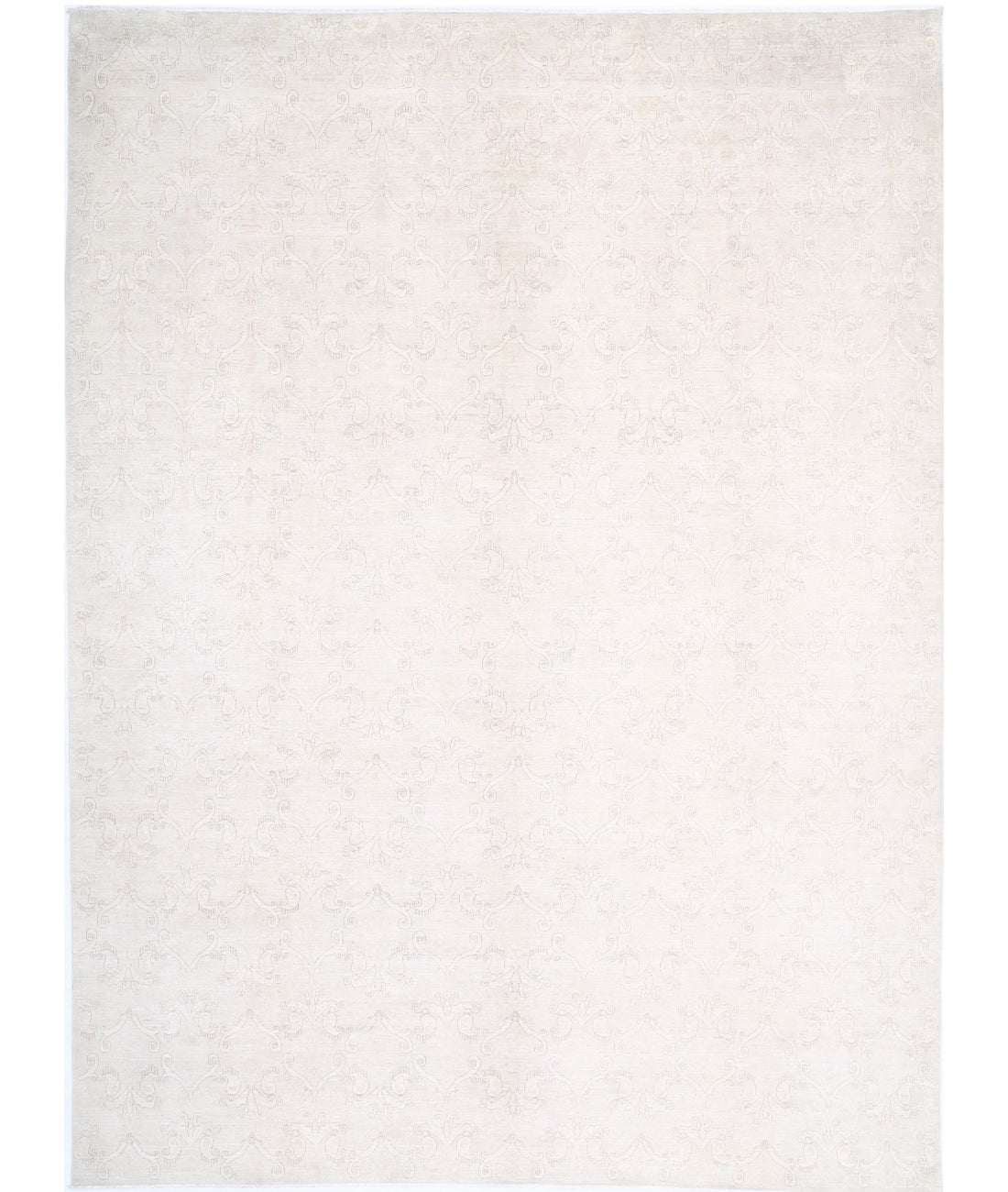 Artemix 11'0'' X 14'9'' Hand-Knotted Wool Rug 11'0'' x 14'9'' (330 X 443) / Ivory / Taupe