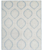 Artemix 8'0'' X 10'0'' Hand-Knotted Wool Rug 8'0'' x 10'0'' (240 X 300) / Blue / Ivory