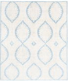 Artemix 8'0'' X 9'2'' Hand-Knotted Wool Rug 8'0'' x 9'2'' (240 X 275) / Blue / Ivory