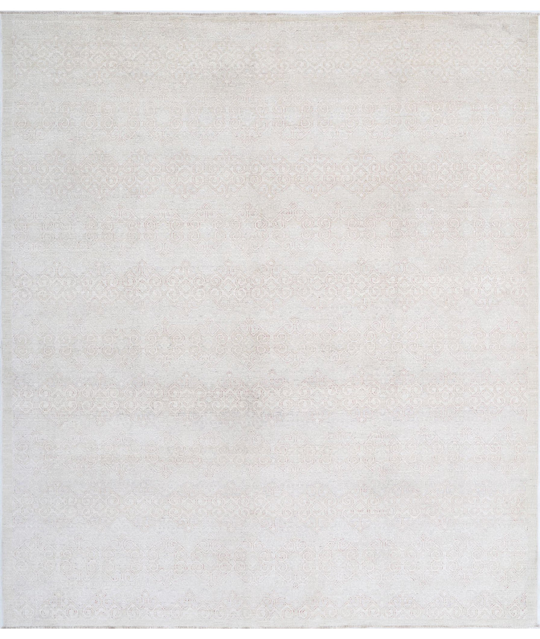 Artemix 8'0'' X 9'4'' Hand-Knotted Wool Rug 8'0'' x 9'4'' (240 X 280) / Ivory / Taupe