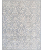 Artemix 9'0'' X 11'11'' Hand-Knotted Wool Rug 9'0'' x 11'11'' (270 X 358) / Blue / Ivory