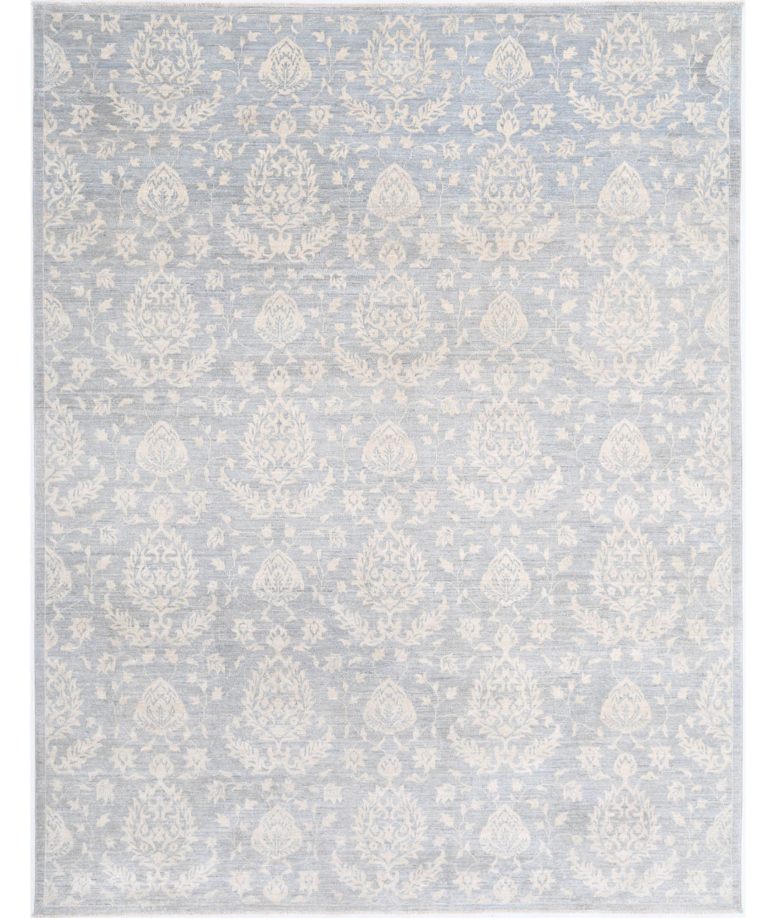 Artemix 8'11'' X 11'6'' Hand-Knotted Wool Rug 8'11'' x 11'6'' (268 X 345) / Grey / Ivory