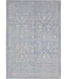 Artemix 8'9'' X 13'2'' Hand-Knotted Wool Rug 8'9'' x 13'2'' (263 X 395) / Blue / Ivory