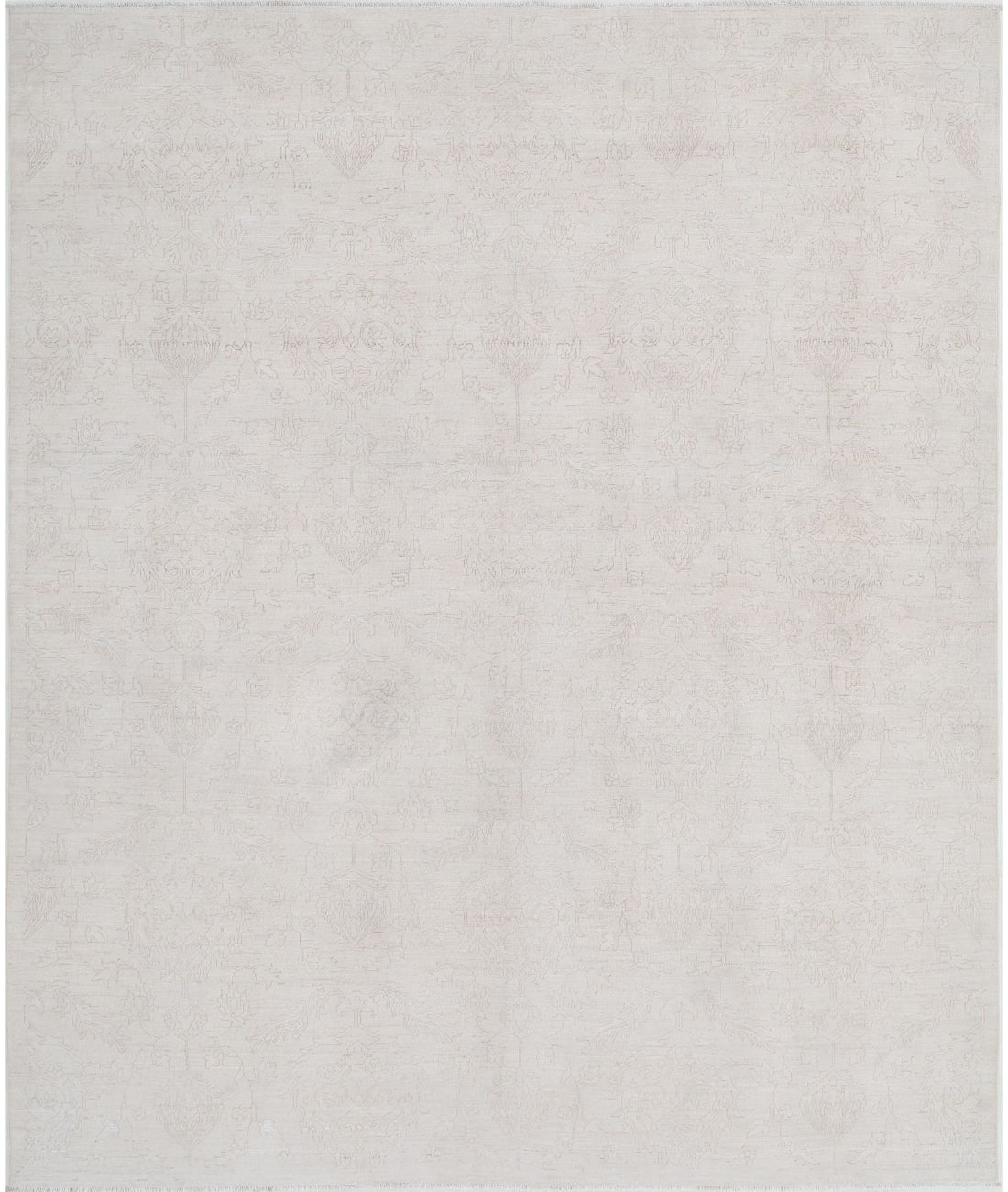 Artemix 7'11'' X 9'5'' Hand-Knotted Wool Rug 7'11'' x 9'5'' (238 X 283) / Ivory / Taupe