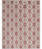 Artemix 8'9'' X 11'3'' Hand-Knotted Wool Rug 8'9'' x 11'3'' (263 X 338) / Ivory / Red