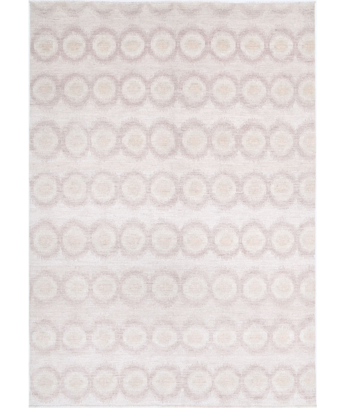 Artemix 6'1'' X 8'7'' Hand-Knotted Wool Rug 6'1'' x 8'7'' (183 X 258) / Ivory / Taupe