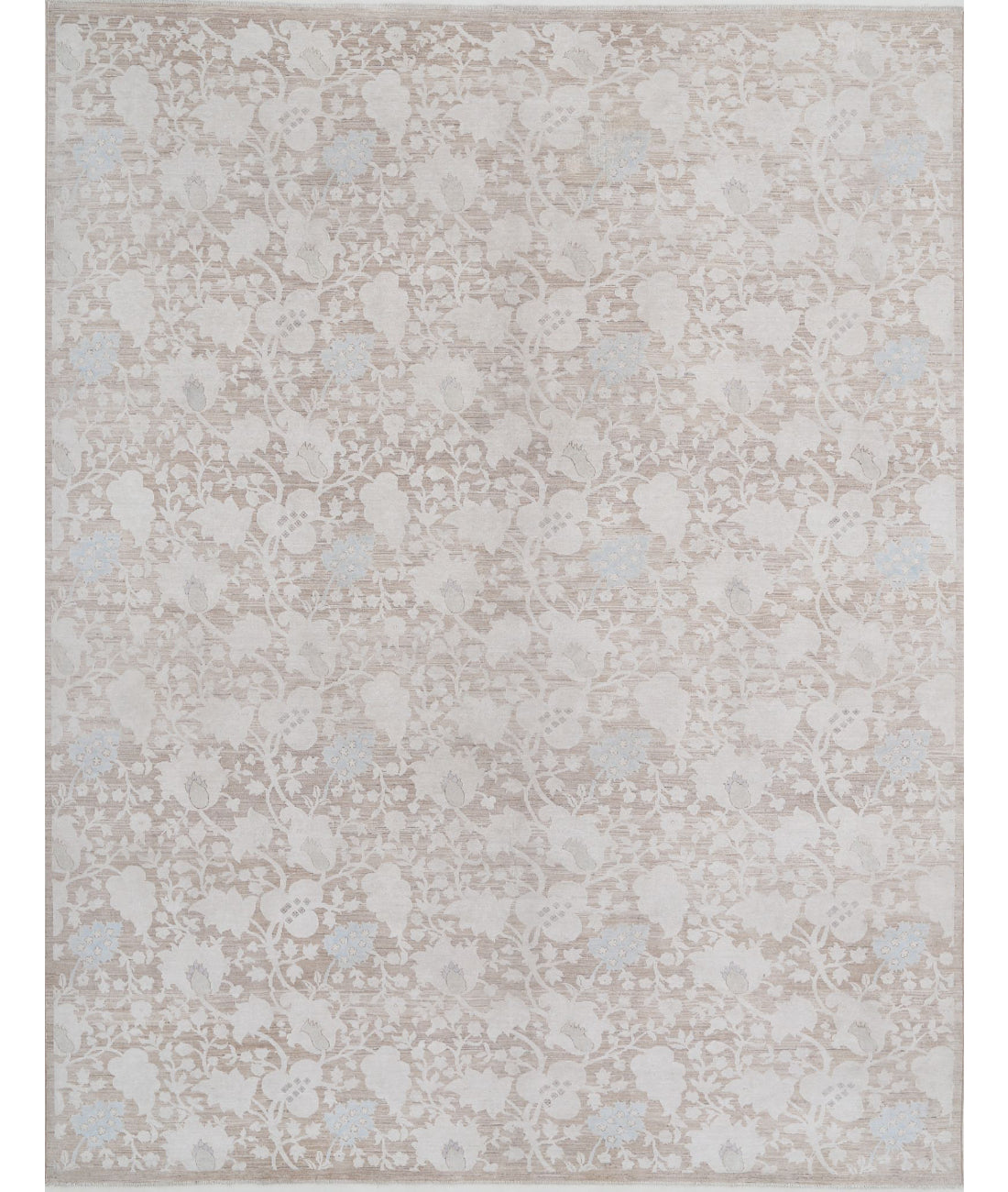 Artemix 7'8'' X 10'1'' Hand-Knotted Wool Rug 7'8'' x 10'1'' (230 X 303) / Brown / Ivory