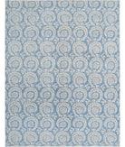 Artemix 8'9'' X 11'5'' Hand-Knotted Wool Rug 8'9'' x 11'5'' (263 X 343) / Blue / Ivory