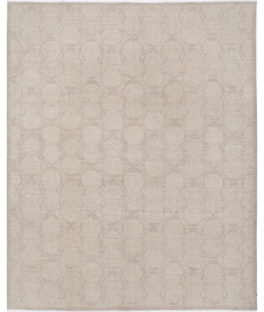 Artemix 8'10'' X 11'1'' Hand-Knotted Wool Rug 8'10'' x 11'1'' (265 X 333) / Grey / Pink