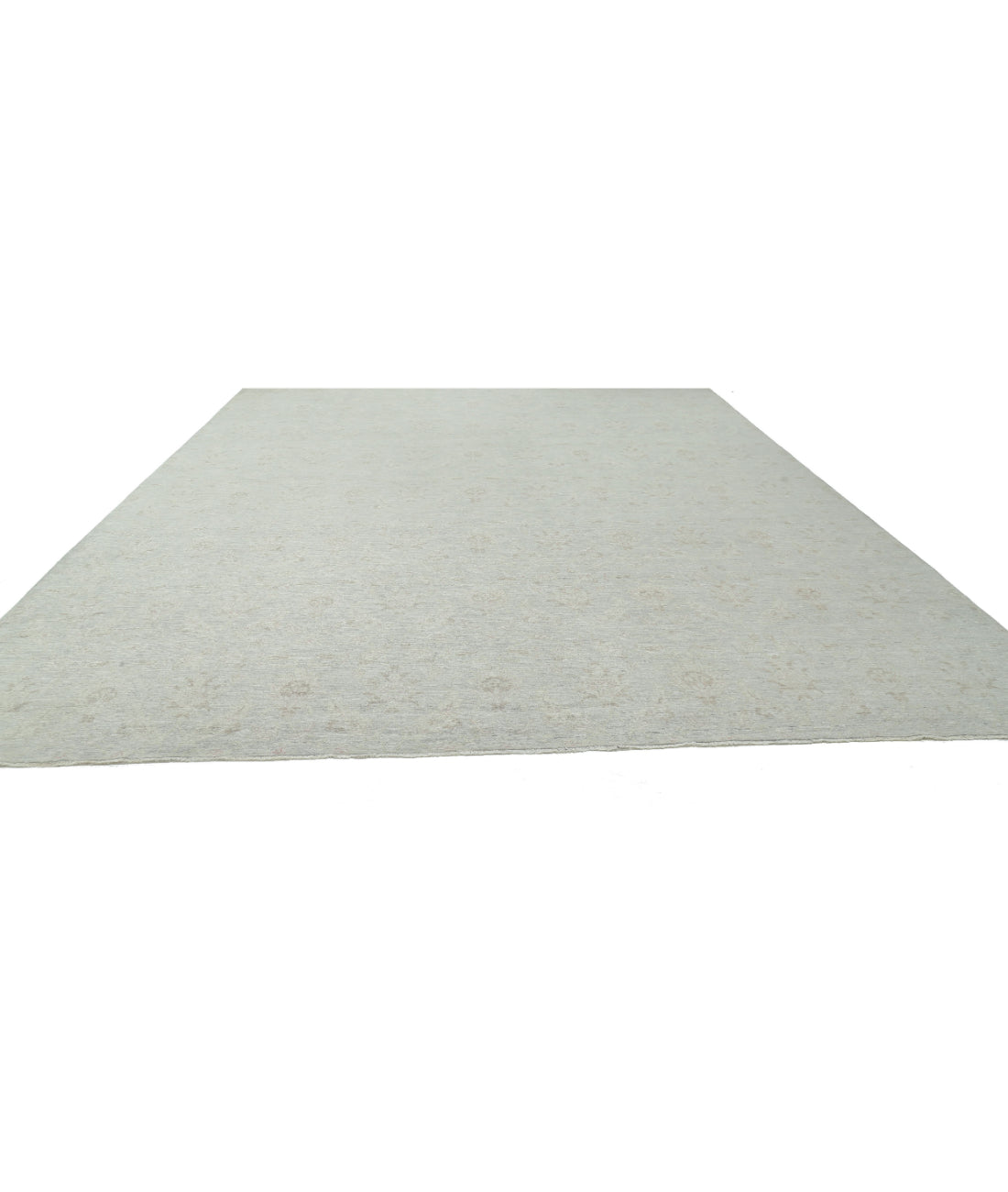 Artemix 13'3'' X 16'8'' Hand-Knotted Wool Rug 13'3'' x 16'8'' (398 X 500) / Grey / Ivory