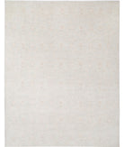 Artemix 13'3'' X 16'8'' Hand-Knotted Wool Rug 13'3'' x 16'8'' (398 X 500) / Grey / Ivory