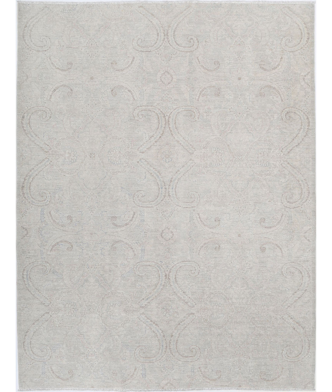 Artemix 6'4'' X 8'3'' Hand-Knotted Wool Rug 6'4'' x 8'3'' (190 X 248) / Grey / Taupe