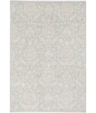 Artemix 6'0'' X 8'8'' Hand-Knotted Wool Rug 6'0'' x 8'8'' (180 X 260) / Blue / Ivory