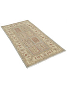 Bakhtiari 2' 9" X 4' 11" Hand-Knotted Wool Rug 2' 9" X 4' 11" (84 X 150) / Blue / Ivory