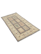 Bakhtiari 2' 9" X 5' 4" Hand-Knotted Wool Rug 2' 9" X 5' 4" (84 X 163) / Grey / Ivory