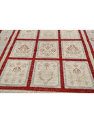 Bakhtiari 3' 4" X 4' 9" Hand-Knotted Wool Rug 3' 4" X 4' 9" (102 X 145) / Red / Blue