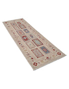 Bakhtiari 2' 6" X 7' 1" Hand-Knotted Wool Rug 2' 6" X 7' 1" (76 X 216) / Ivory / Red