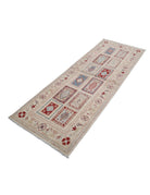 Bakhtiari 2' 6" X 7' 1" Hand-Knotted Wool Rug 2' 6" X 7' 1" (76 X 216) / Ivory / Red