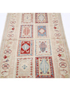 Bakhtiari 2' 6" X 7' 1" Hand-Knotted Wool Rug 2' 6" X 7' 1" (76 X 216) / Ivory / Red