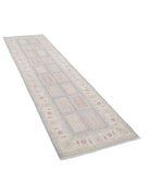 Bakhtiari 2' 7" X 9' 10" Hand-Knotted Wool Rug 2' 7" X 9' 10" (79 X 300) / Blue / Ivory