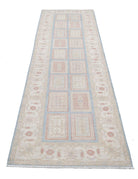 Bakhtiari 2' 7" X 9' 10" Hand-Knotted Wool Rug 2' 7" X 9' 10" (79 X 300) / Blue / Ivory